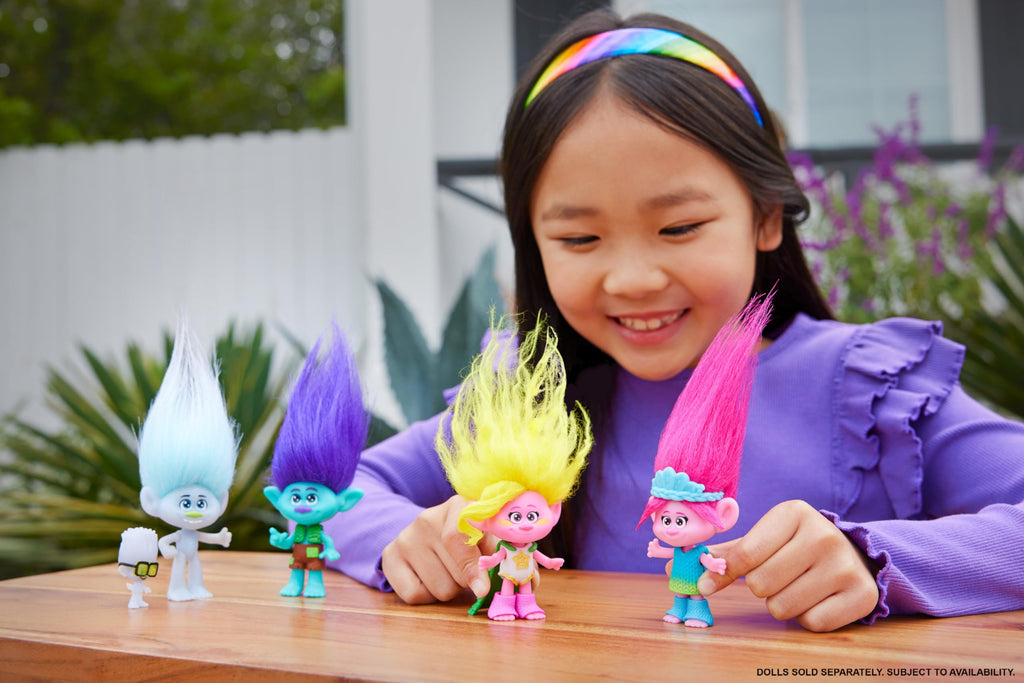 Mattel DreamWorks Trolls Band Together Guy Diamond Doll with Removable Outfit and Tiny Diamond Figure