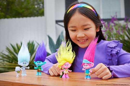 Mattel DreamWorks Trolls Band Together Guy Diamond Doll with Removable Outfit and Tiny Diamond Figure
