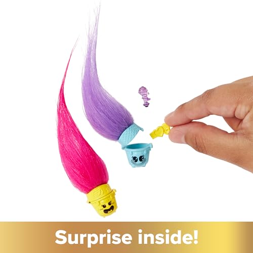 Mattel DreamWorks Trolls Band Together Hair Pops Queen Poppy Doll with Surprise Accessories