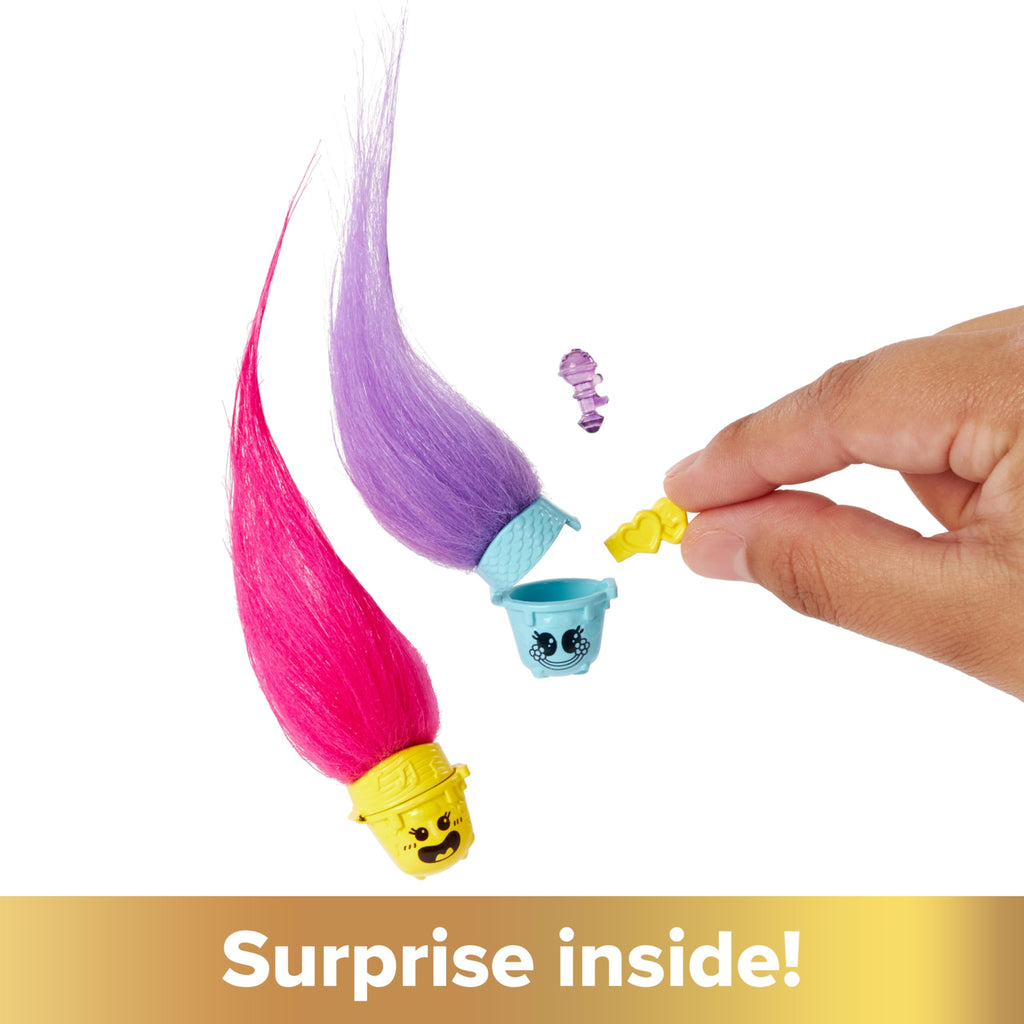Mattel DreamWorks Trolls Band Together Hair Pops Queen Poppy Doll with Surprise Accessories