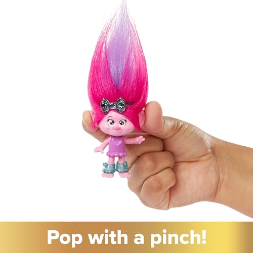 Mattel DreamWorks Trolls Band Together Hair Pops Queen Poppy Doll with Surprise Accessories