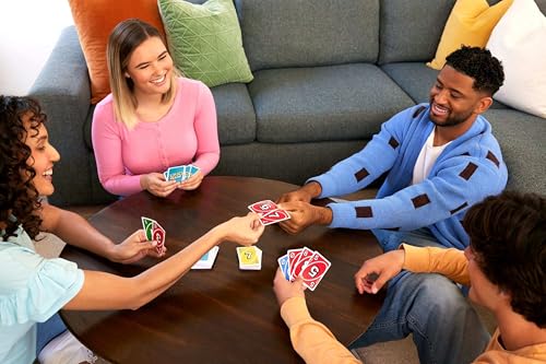 Mattel Games UNO Teams Card Game – Amazon Exclusive Edition for Team Play with Special Rules