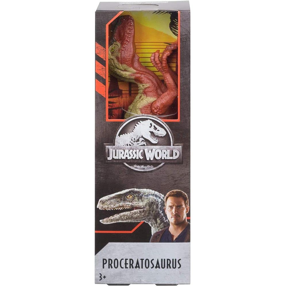 Mattel Jurassic World Big Action Proceratosaurus Figure, 12-inch Scale