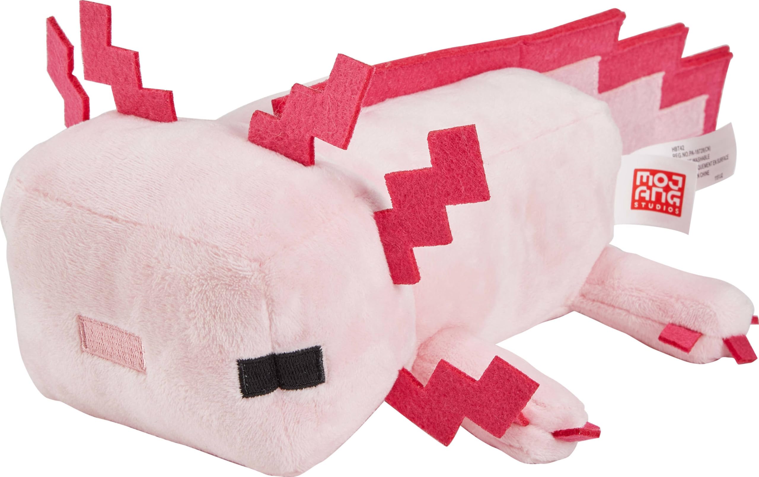 Mattel Minecraft 8-Inch Plush Doll – Soft, Pixelated Character Toy for Kids Ages 3+