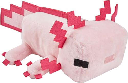 Mattel Minecraft 8-Inch Plush Doll – Soft, Pixelated Character Toy for Kids Ages 3+