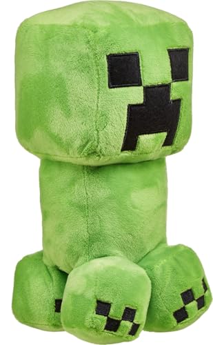 Mattel Minecraft Basic Plush Character – 8-Inch Soft Doll with Pixelated Details, Collectible Toy for Kids Ages 3+