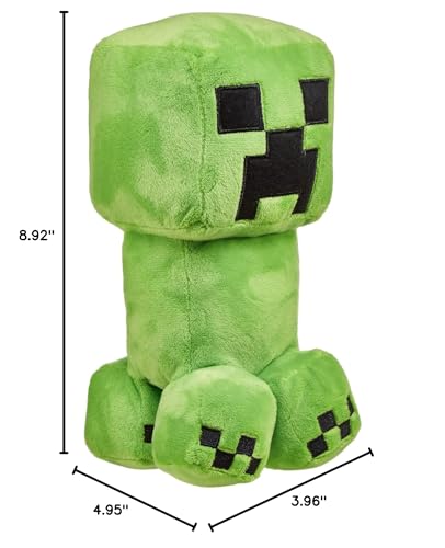 Mattel Minecraft Basic Plush Character – 8-Inch Soft Doll with Pixelated Details, Collectible Toy for Kids Ages 3+