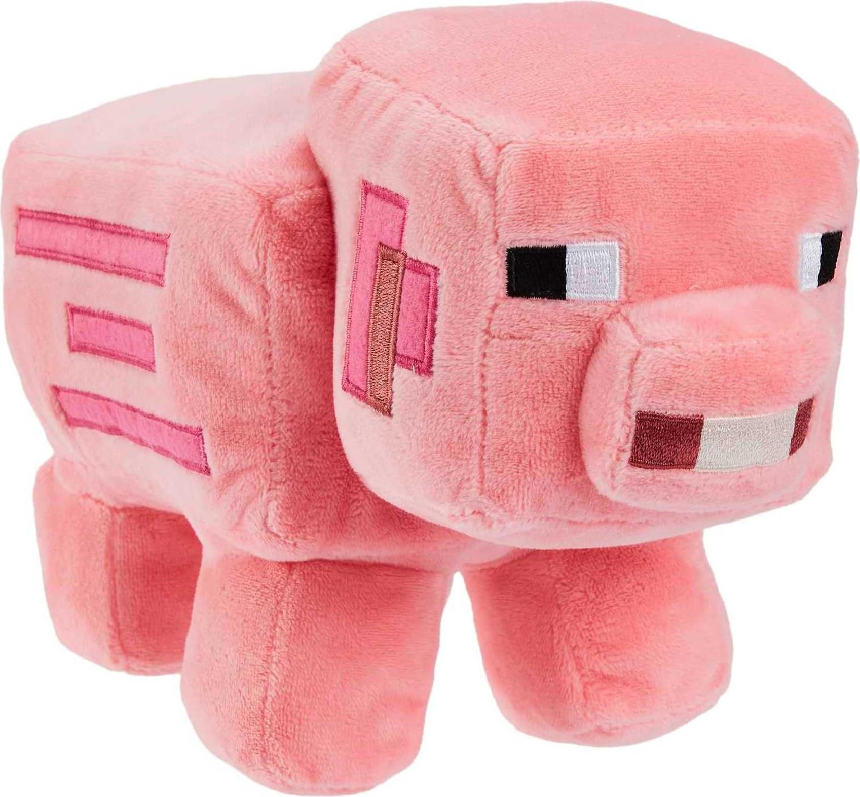 Mattel Minecraft Basic Plush Doll – 8-Inch Soft Toy with Pixelated Details for Kids Ages 3+
