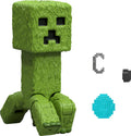 Mattel Minecraft Creeper Action Figure, 4-Inch Posable Collectible with Movie-Inspired Accessories