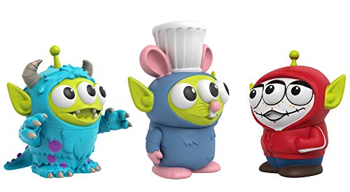 Mattel Pixar Alien Remix 3-Pack: Miguel, Sulley & Remy Mashup Figures