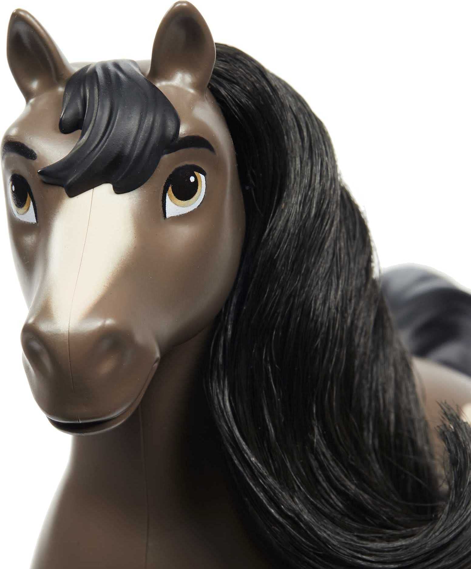 Mattel Spirit Untamed Mustang Mare – 8-Inch Horse Toy with Movable Head and Long Mane