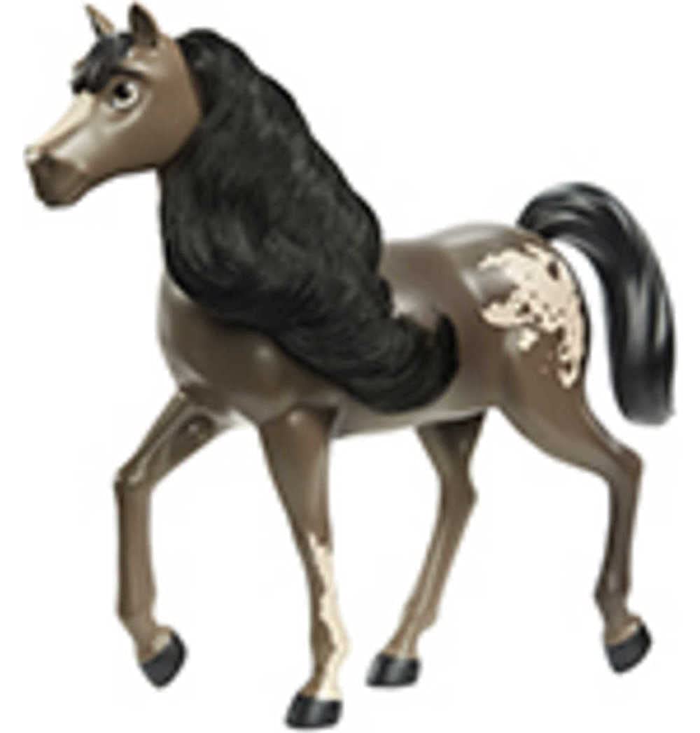Mattel Spirit Untamed Mustang Mare – 8-Inch Horse Toy with Movable Head and Long Mane