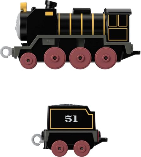 Mattel Thomas & Friends Large Die-Cast Hiro Engine and Cargo Car – Push-Along Toy Train for Preschoolers