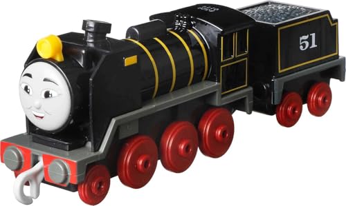 Mattel Thomas & Friends Large Die-Cast Hiro Engine and Cargo Car – Push-Along Toy Train for Preschoolers