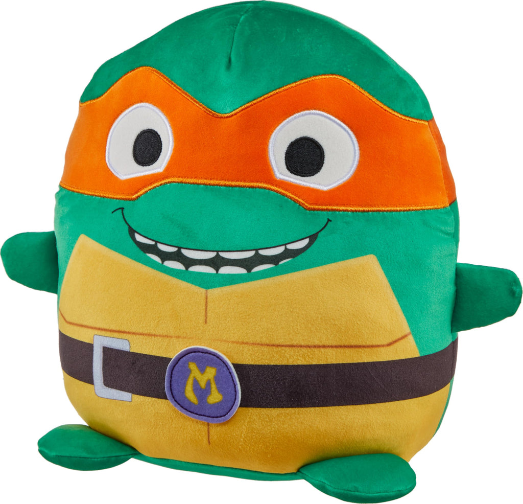 Mattel TMNT Mutant Mayhem Cuutopia Michelangelo Plush – 10-Inch Kawaii-Style Soft Toy