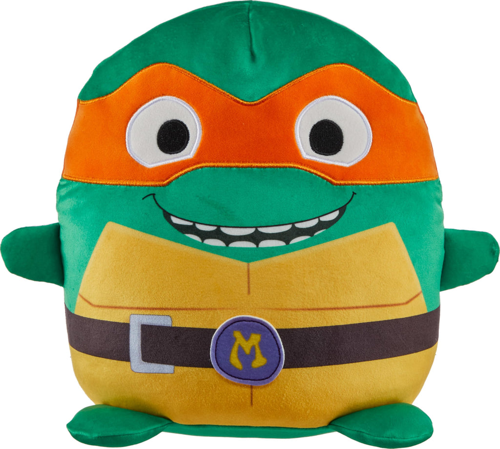 Mattel TMNT Mutant Mayhem Cuutopia Michelangelo Plush – 10-Inch Kawaii-Style Soft Toy