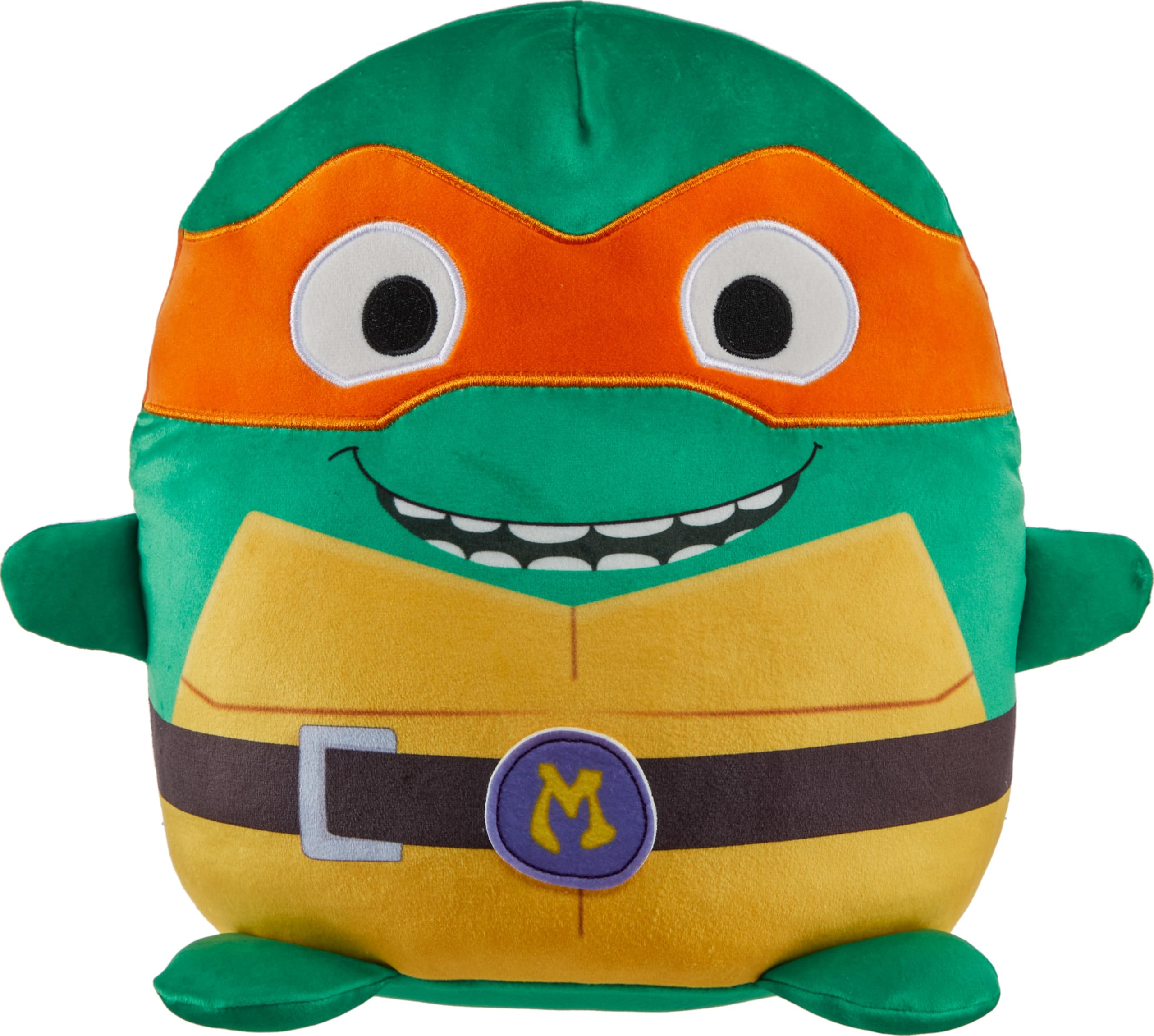 Mattel TMNT Mutant Mayhem Cuutopia Michelangelo Plush – 10-Inch Kawaii-Style Soft Toy