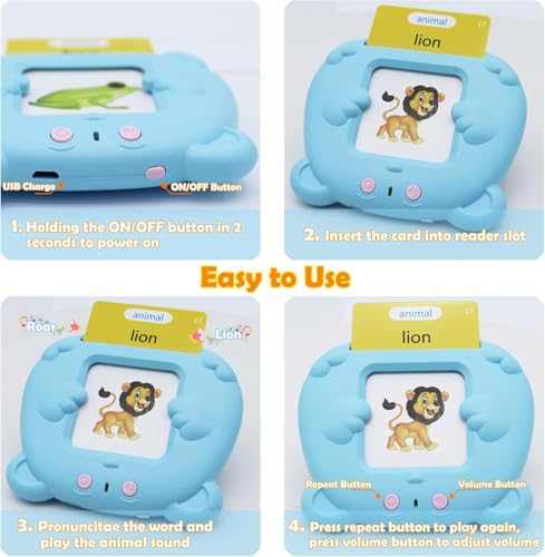 MAYAPHILOS Italian and English Talking Flash Cards - 510 Sight Words with 31 Themes for Ages 2-6