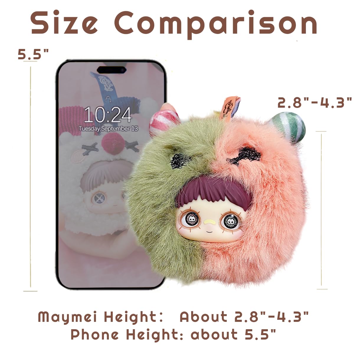 MayMei Crazy Circus Plush Blind Box – 1 Random Figure (12 Regular + 3 Hidden Designs)
