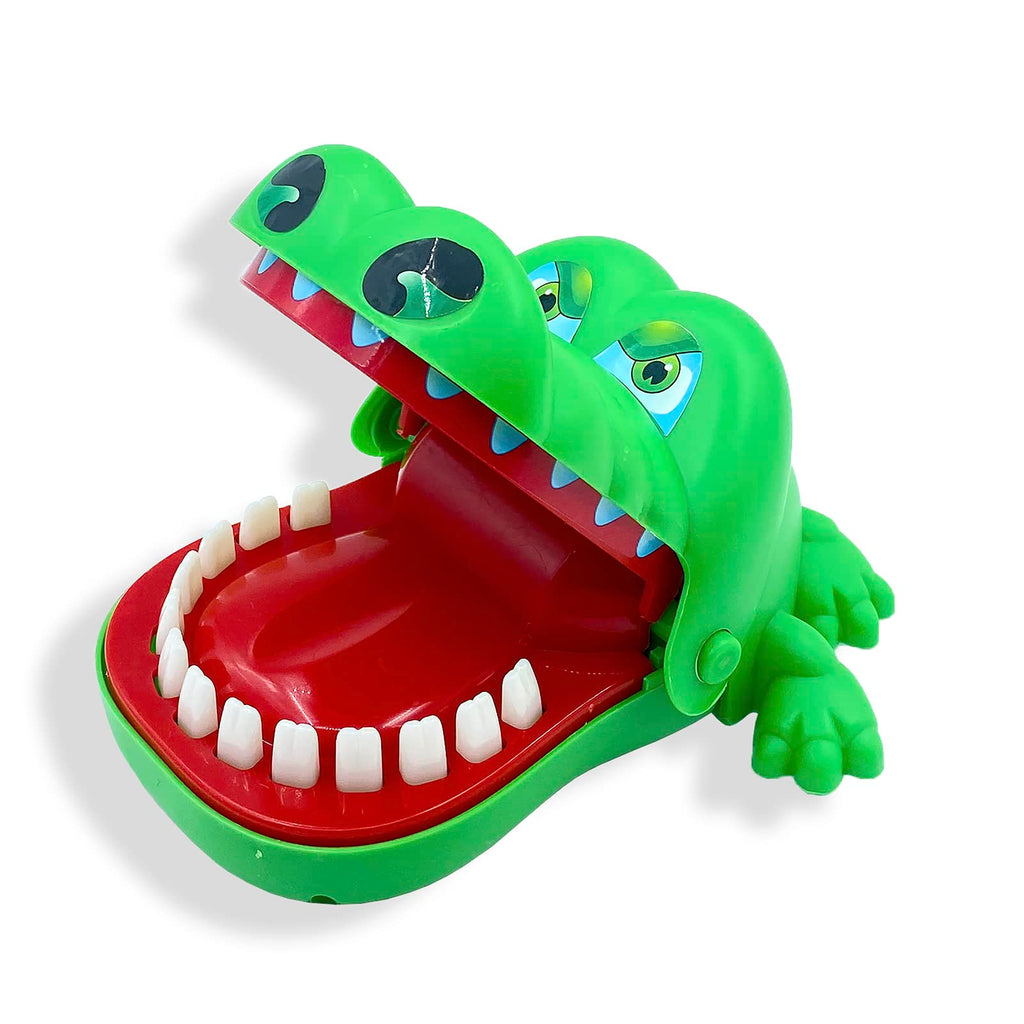 MAYTRBOU Crocodile Teeth Game for Kids - Alligator Tooth Push Down Toy (6×5.3×3.1 in)