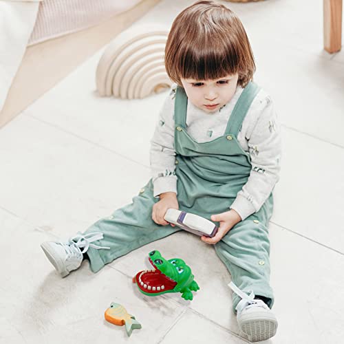 MAYTRBOU Crocodile Teeth Game for Kids - Alligator Tooth Push Down Toy (6×5.3×3.1 in)