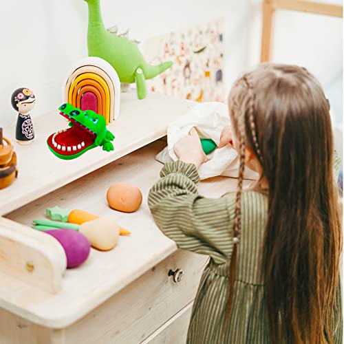 MAYTRBOU Crocodile Teeth Game for Kids - Alligator Tooth Push Down Toy (6×5.3×3.1 in)