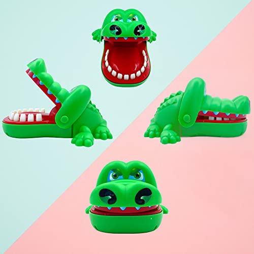 MAYTRBOU Crocodile Teeth Game for Kids - Alligator Tooth Push Down Toy (6×5.3×3.1 in)