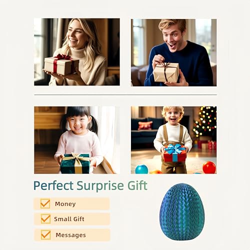 Maze Egg Money Puzzle Box by Yonaso – 3D Hidden Compartment Brain Teaser with 4 Unique Logic Challenges