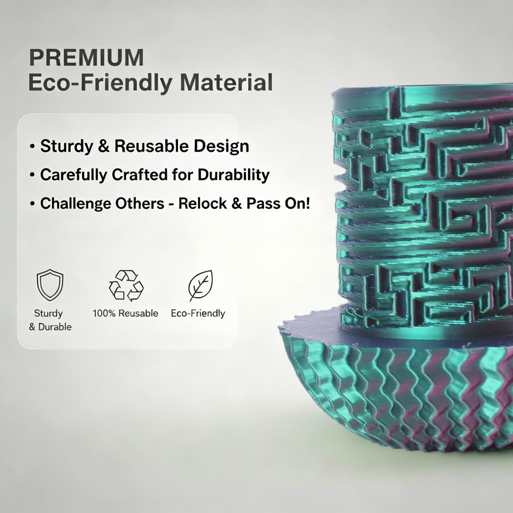 Maze Puzzle Box for Money Gifts – Egg-Shaped Secret Compartment Cash Holder with Brain Teaser