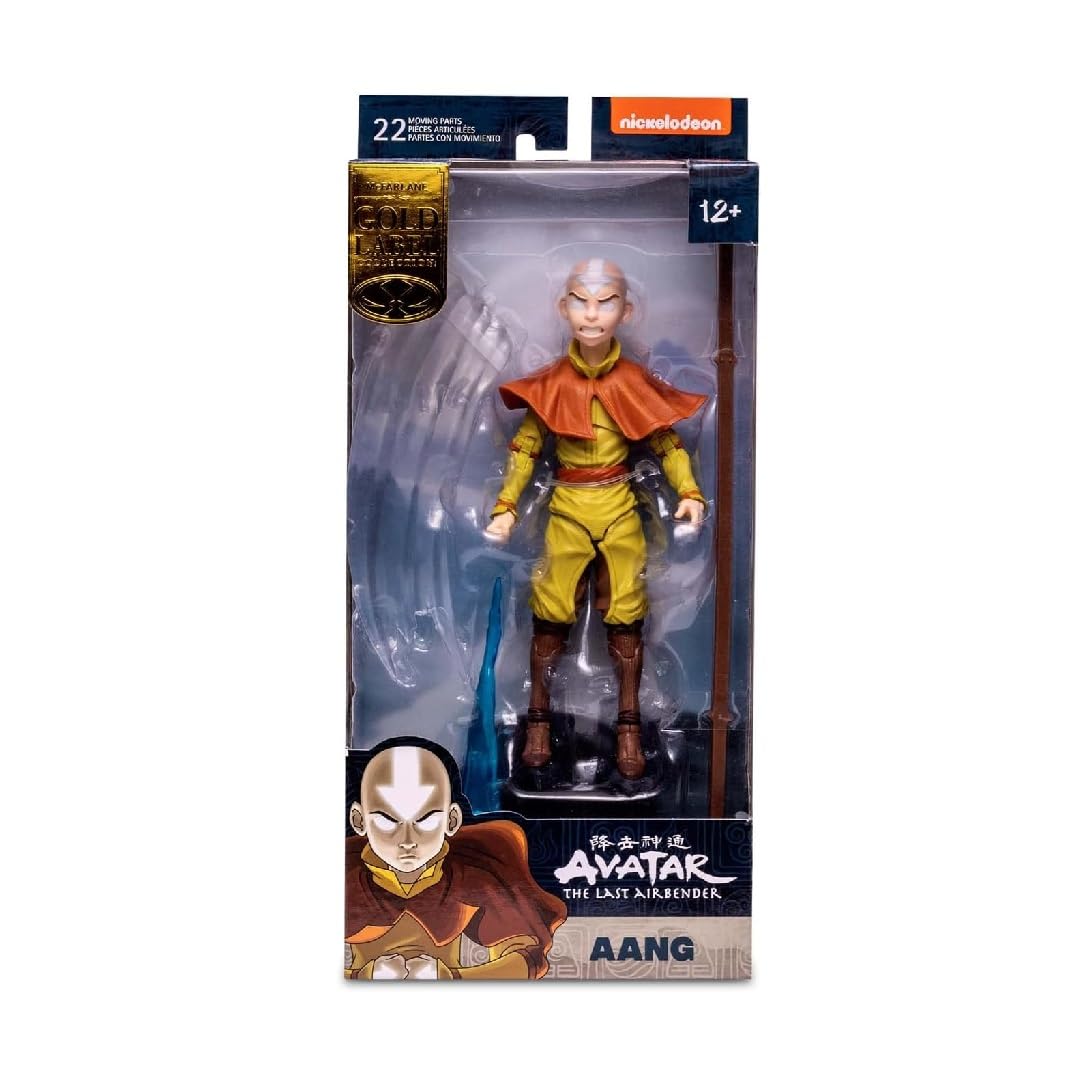 McFarlane Toys Avatar: The Last Airbender Aang (Avatar State) 7" Action Figure with Accessories