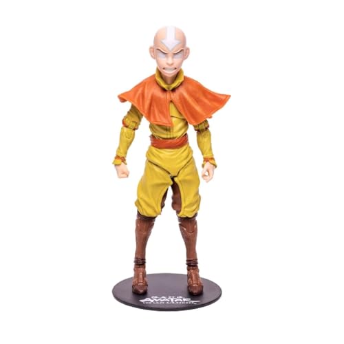 McFarlane Toys Avatar: The Last Airbender Aang (Avatar State) 7" Action Figure with Accessories