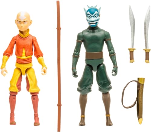 McFarlane Toys Avatar: The Last Airbender Aang vs Blue Spirit Zuko 5-Inch Action Figure Two-Pack