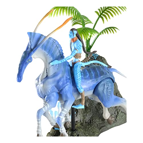 McFarlane Toys Avatar Tsu'tey & Direhorse Action Figure Set with Bioluminescent Effect