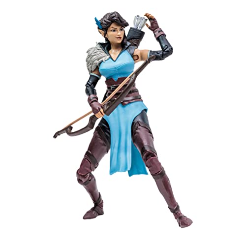 McFarlane Toys Critical Role Vex'ahlia 7-Inch Action Figure – Season 1 Outfit with Bow, Arrows & Display Base