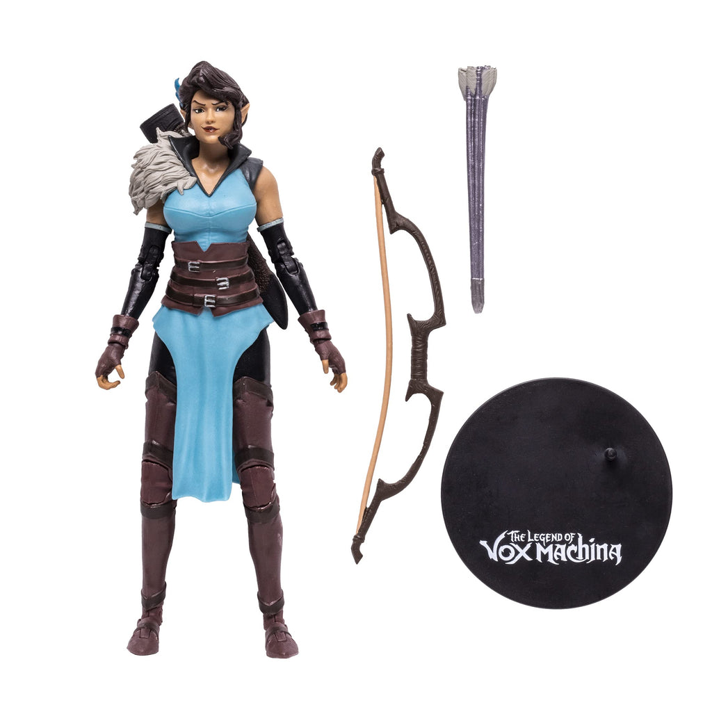 McFarlane Toys Critical Role Vex'ahlia 7-Inch Action Figure – Season 1 Outfit with Bow, Arrows & Display Base