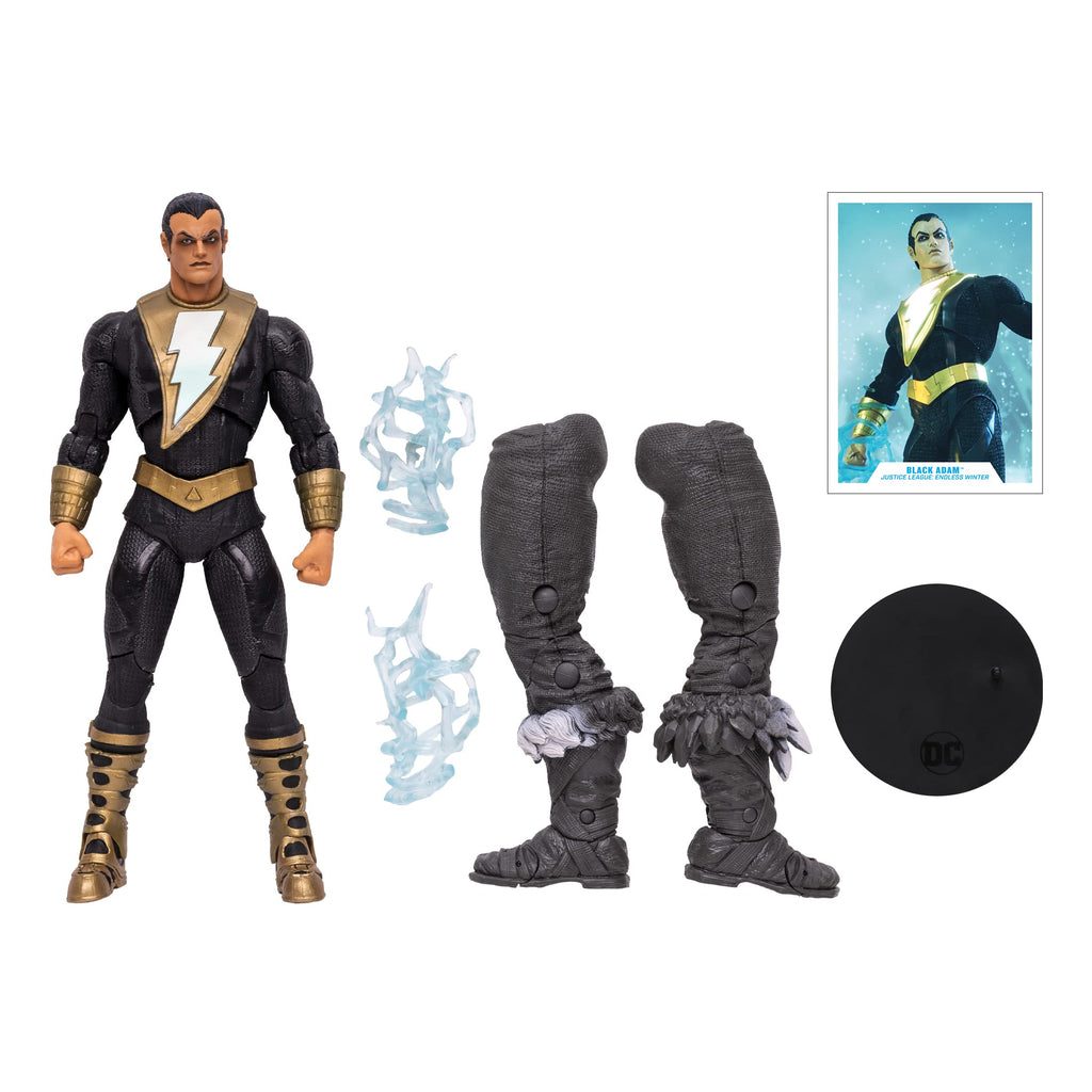 McFarlane Toys DC Multiverse Black Adam Endless Winter 7" Action Figure with Build-A-Frost King Piece