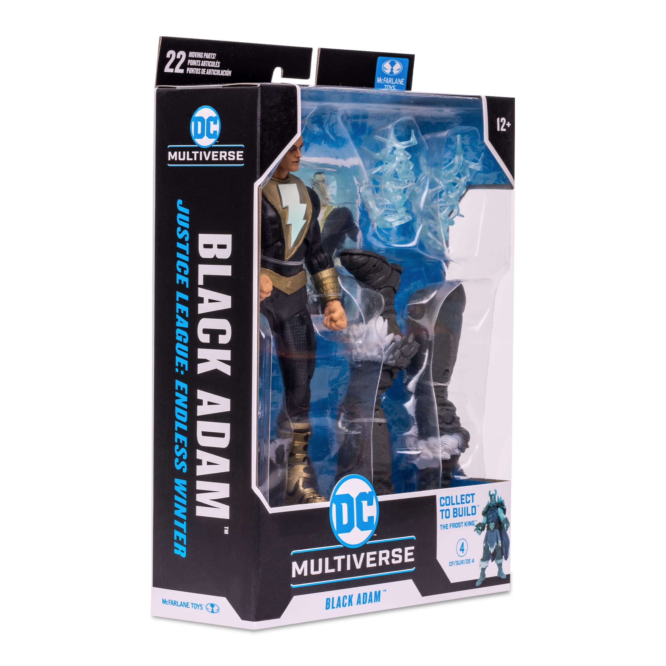 McFarlane Toys DC Multiverse Black Adam Endless Winter 7" Action Figure with Build-A-Frost King Piece