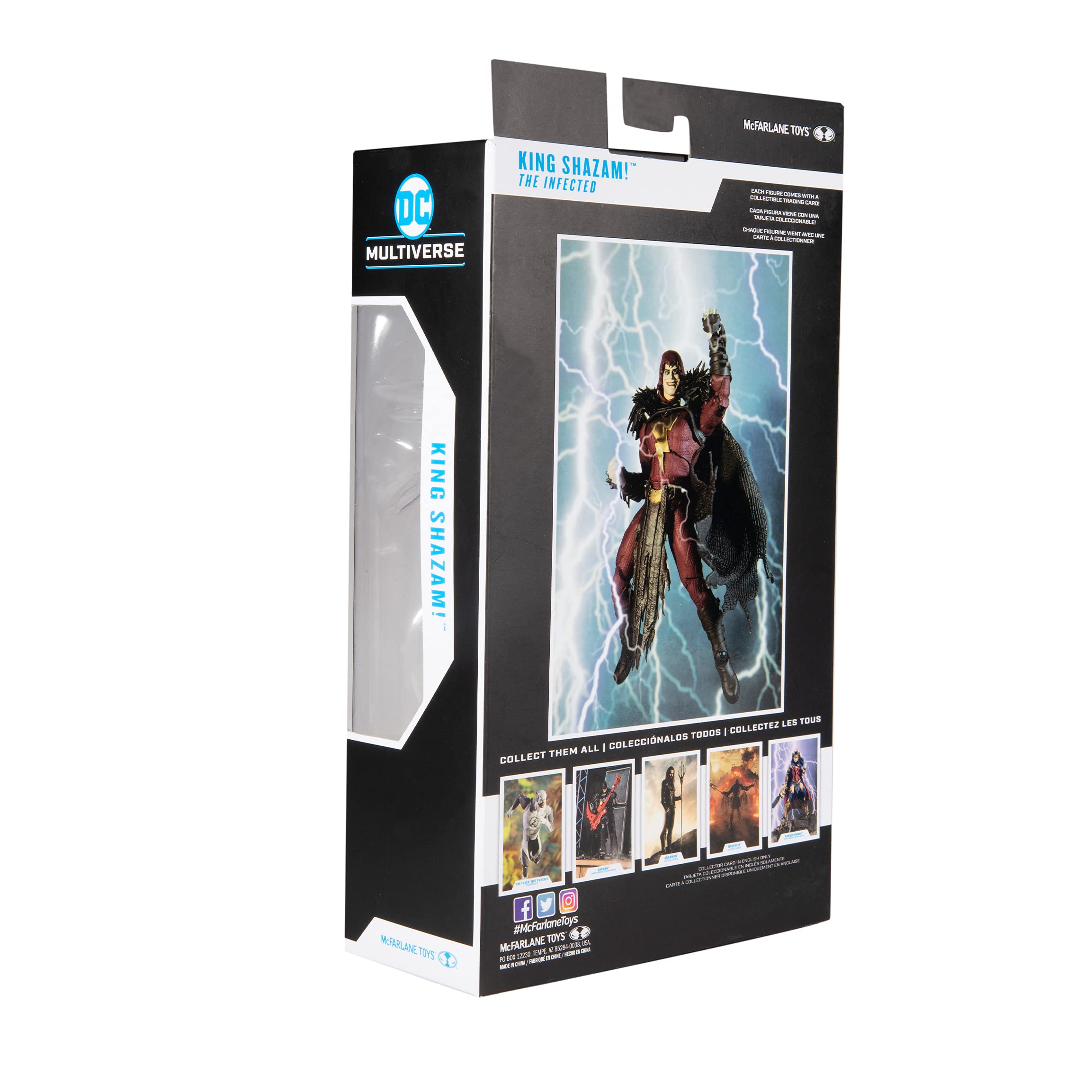 McFarlane Toys DC Multiverse King Shazam (Infected) 7-Inch Action Figure with Accessories and Art Card
