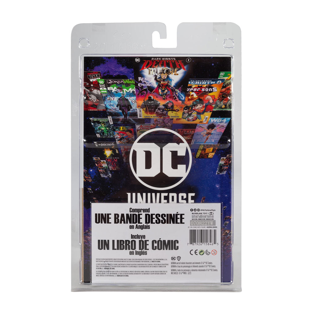McFarlane Toys DC Page Punchers Nightwing 3-Inch Action Figure with Comic Reprint (DC Rebirth)