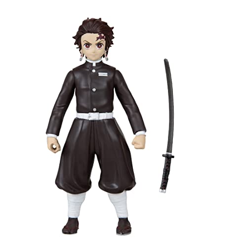 McFarlane Toys Demon Slayer 5" Tanjiro Kamado Action Figure - Season 1 Look with Sword and Articulation