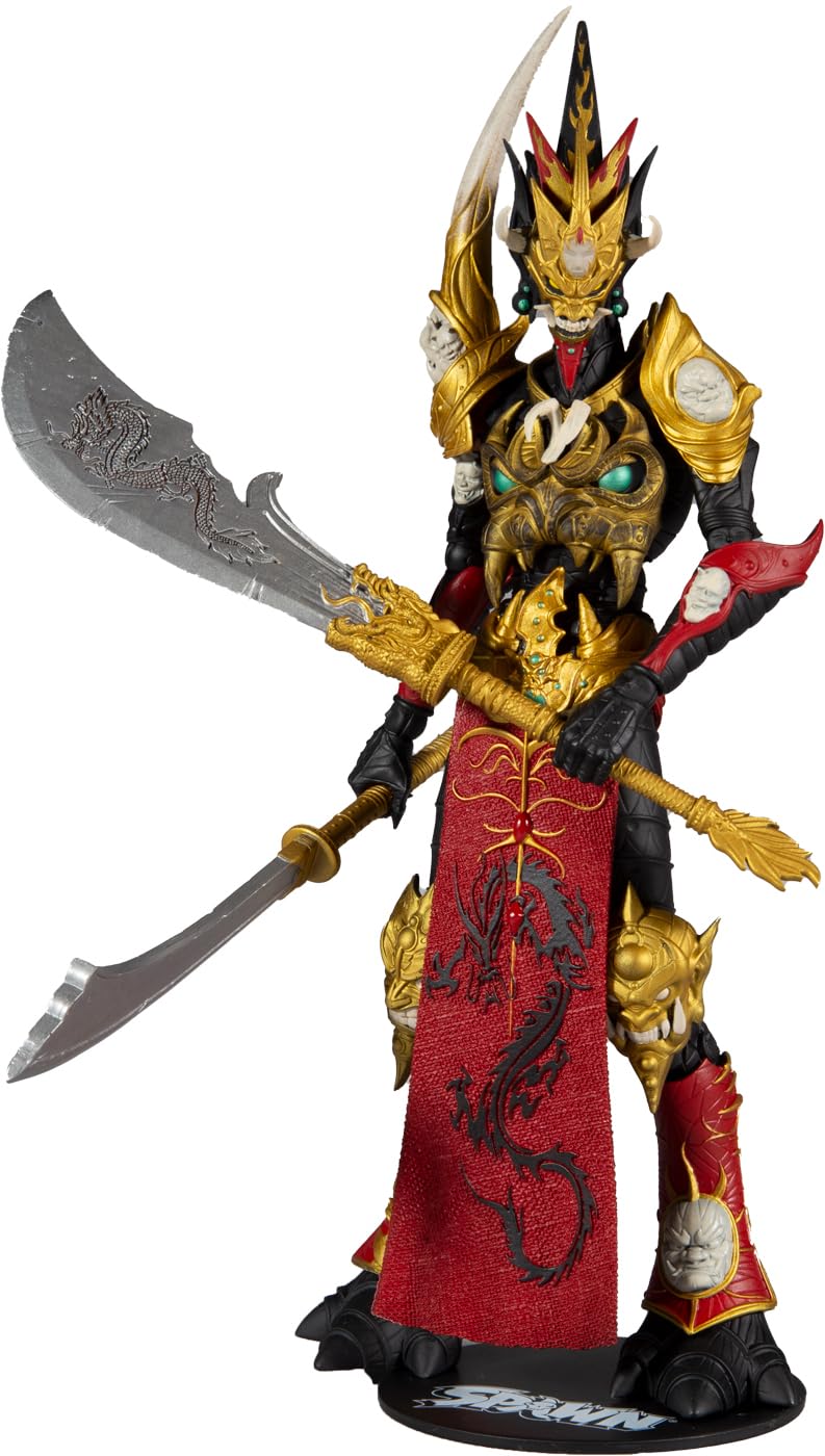 McFarlane Toys Spawn: Mandarin Spawn 7-Inch Action Figure with Two Swords and Display Base