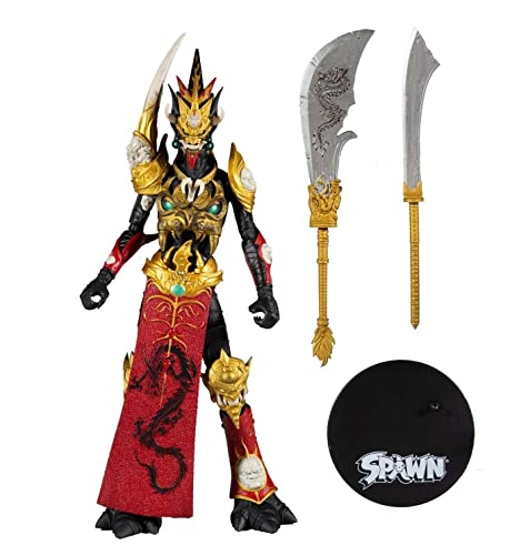 McFarlane Toys Spawn: Mandarin Spawn 7-Inch Action Figure with Two Swords and Display Base