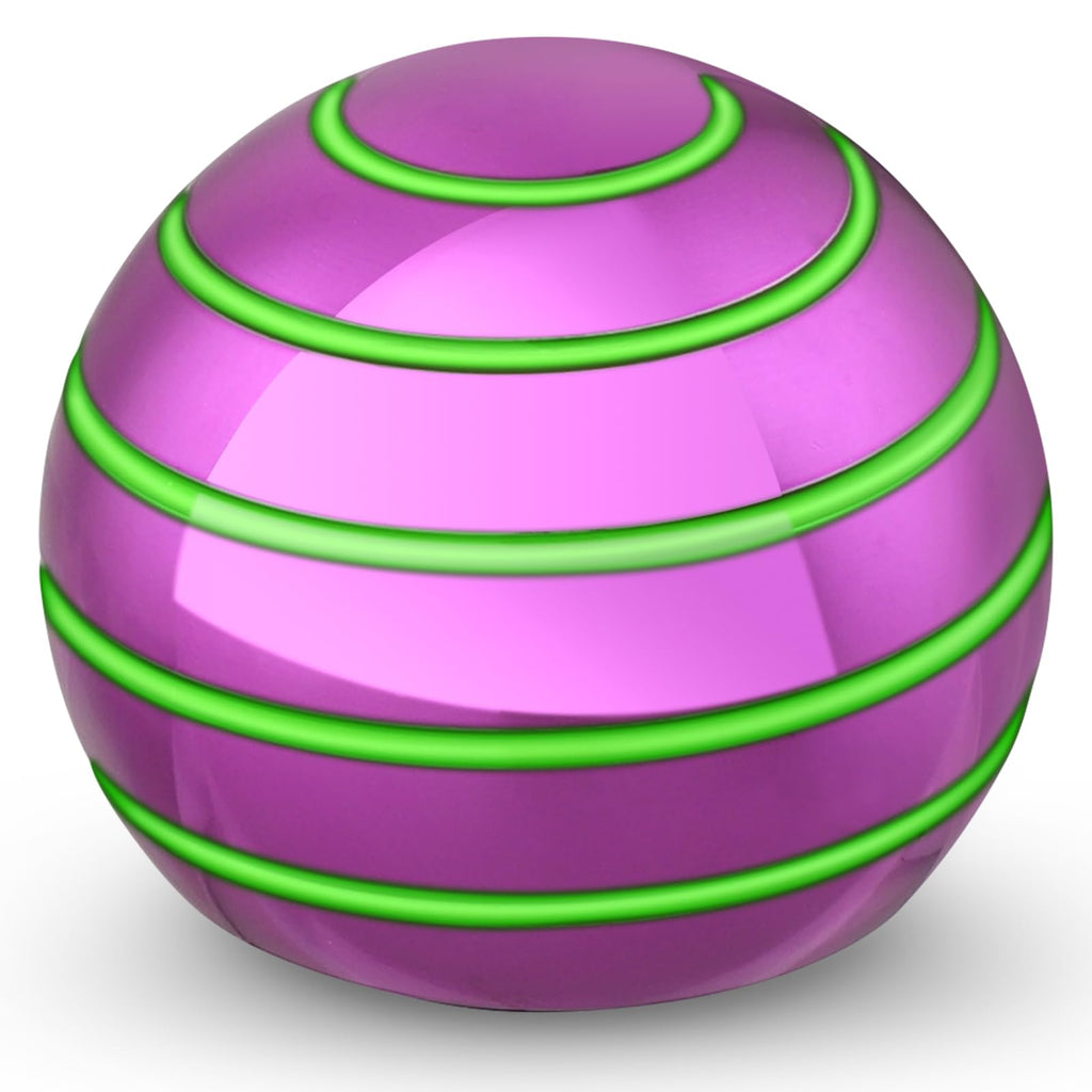 Mechaniker Luminous Desk Spinning Ball – Glow in Dark Fidget Toy for Stress Relief (Pink)