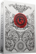 Medieval Playing Cards with Red Wax Seal & Free eBook – Premium Black Poker Deck by Elephant Playing Cards