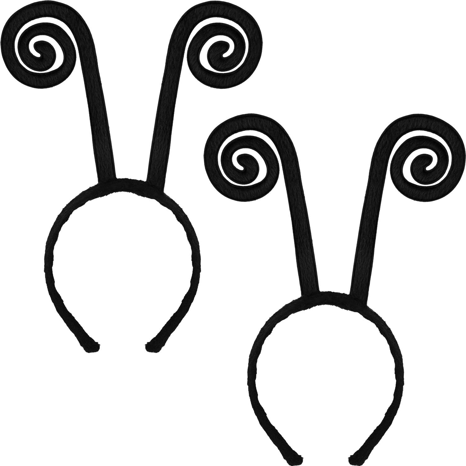 meekoo 2 Pcs Blue Feather Headband – Fuzzy Book Character Costume Hair Band for Parties