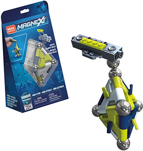 Mega Construx Magnext Mag-Star Magnetic Building Set – 14 Pieces, Ages 6+