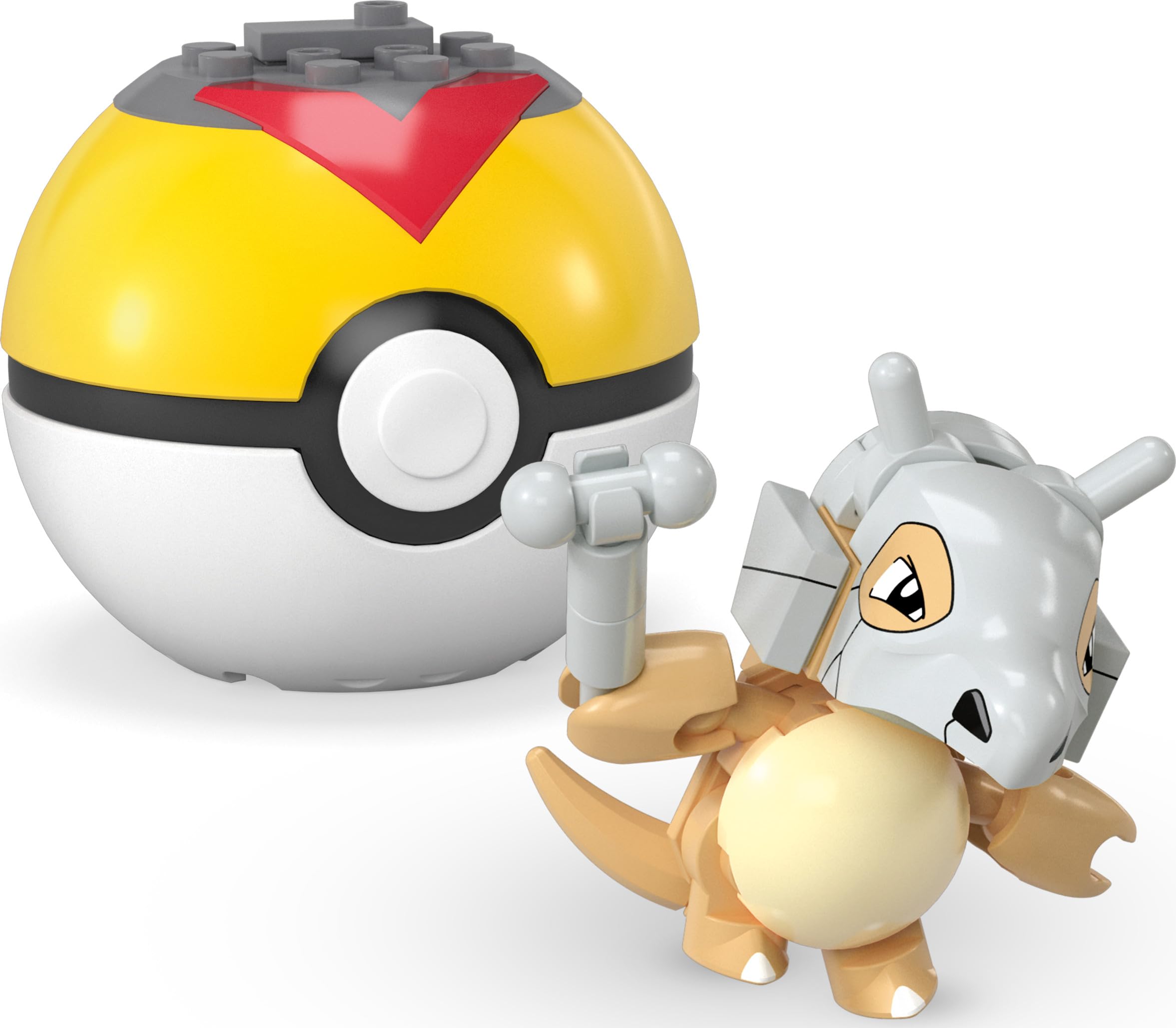 MEGA Pokémon Squirtle & Cubone Building Set – 45 Pieces, 2 Poseable Figures & Poké Balls