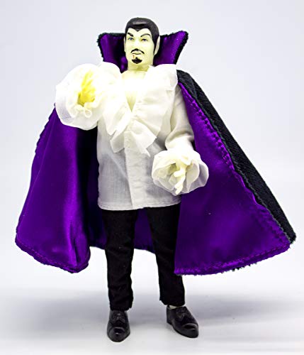 Mego Glow in the Dark Dracula Action Figure – 8" Limited Edition with Purple Cape