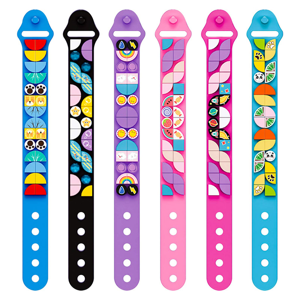 MEIEST 6 Pack Kids Bracelet Making Kit – DIY Friendship Wristbands with Tiles