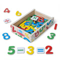 Melissa & Doug 37 Wooden Number Magnets – Numbers 0 to 20 with Math Signs in Wooden Box